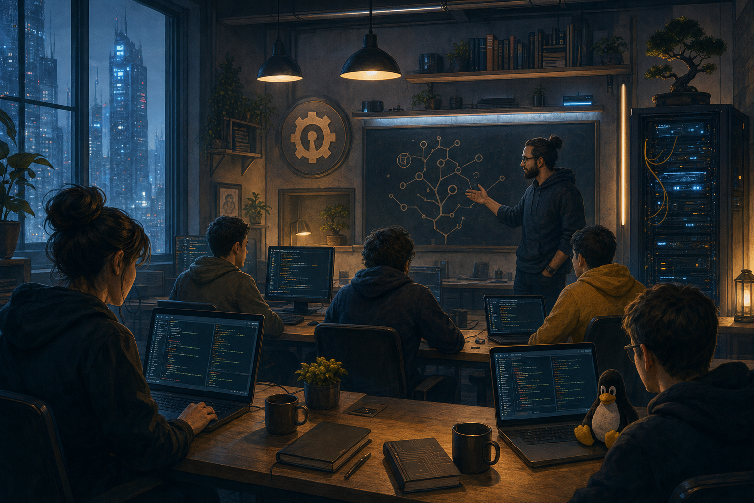 Unterricht für Linux, Programmierung und AI